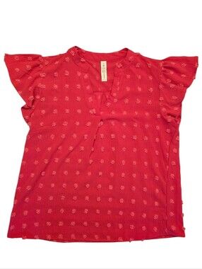 B Swiss Dot Blouse